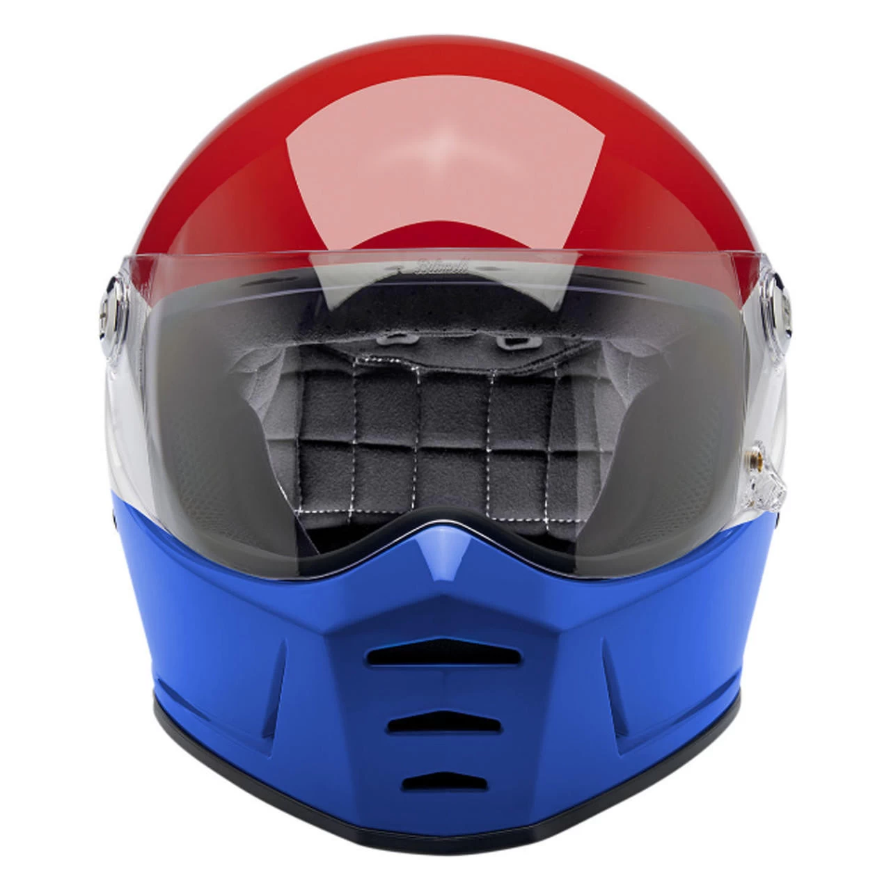 Biltwell Lane Splitter Helmet - Red, White & Blue 6 Biltwell Lane Splitter Helmet - Red, White & Blue - Image 4