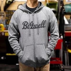 Biltwell - Script Zip-Up Raglan Hoodie - Gray 14 Biltwell - Script Zip-Up Raglan Hoodie - Gray -Bell Helmets Store biltwell script zip up raglan hoodie gray 65517.1690482775