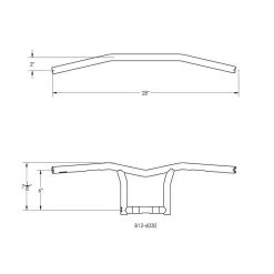 Burly Brand - 8" Black Powder Coat "The Sid" Bar -Bell Helmets Store burly brand 8 black powder coat the sid bar 64767.1690488863