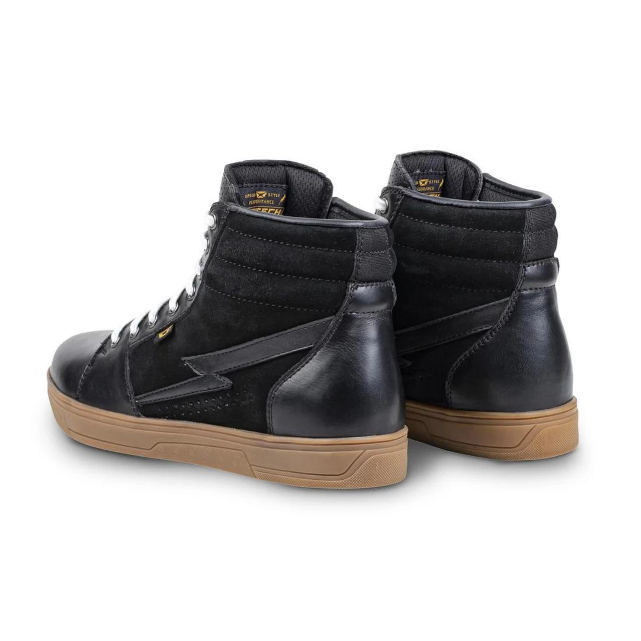 Cortech The Slayer Suede/ Leather High-Top Riding Shoe - Black/ Gum 3 Cortech The Slayer Suede/ Leather High-Top Riding Shoe - Black/ Gum - Image 2