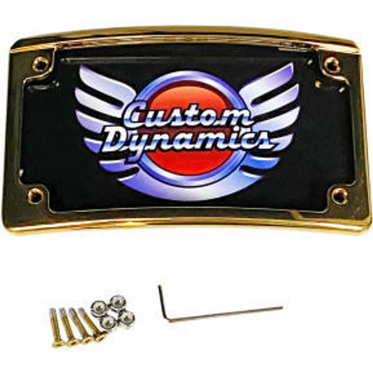 Custom Dynamics - Gold LED License Plate Frame 3 Custom Dynamics - Gold LED License Plate Frame