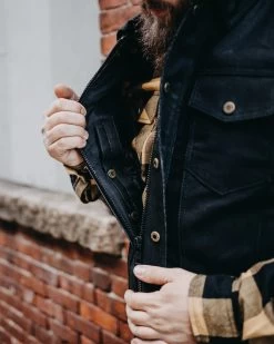 Deadbeat Customs 14 Oz. Signature Denim Vest - Collar 29 Deadbeat Customs 14 Oz. Signature Denim Vest - Collar -Bell Helmets Store deadbeat customs 14 oz signature denim vest collar 16928.1697659083