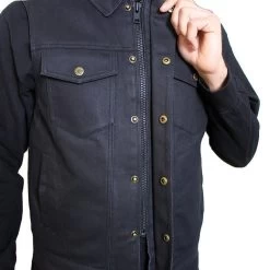 Deadbeat Customs 14 Oz. Signature Denim Vest - Collar 23 Deadbeat Customs 14 Oz. Signature Denim Vest - Collar -Bell Helmets Store deadbeat customs 14 oz signature denim vest collar 89017.1697659083