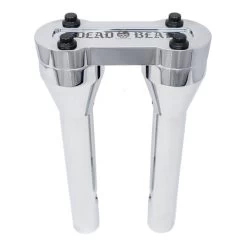 Deadbeat Customs 8" Moto Handlebar Risers Fits 1" Handlebars - Chrome