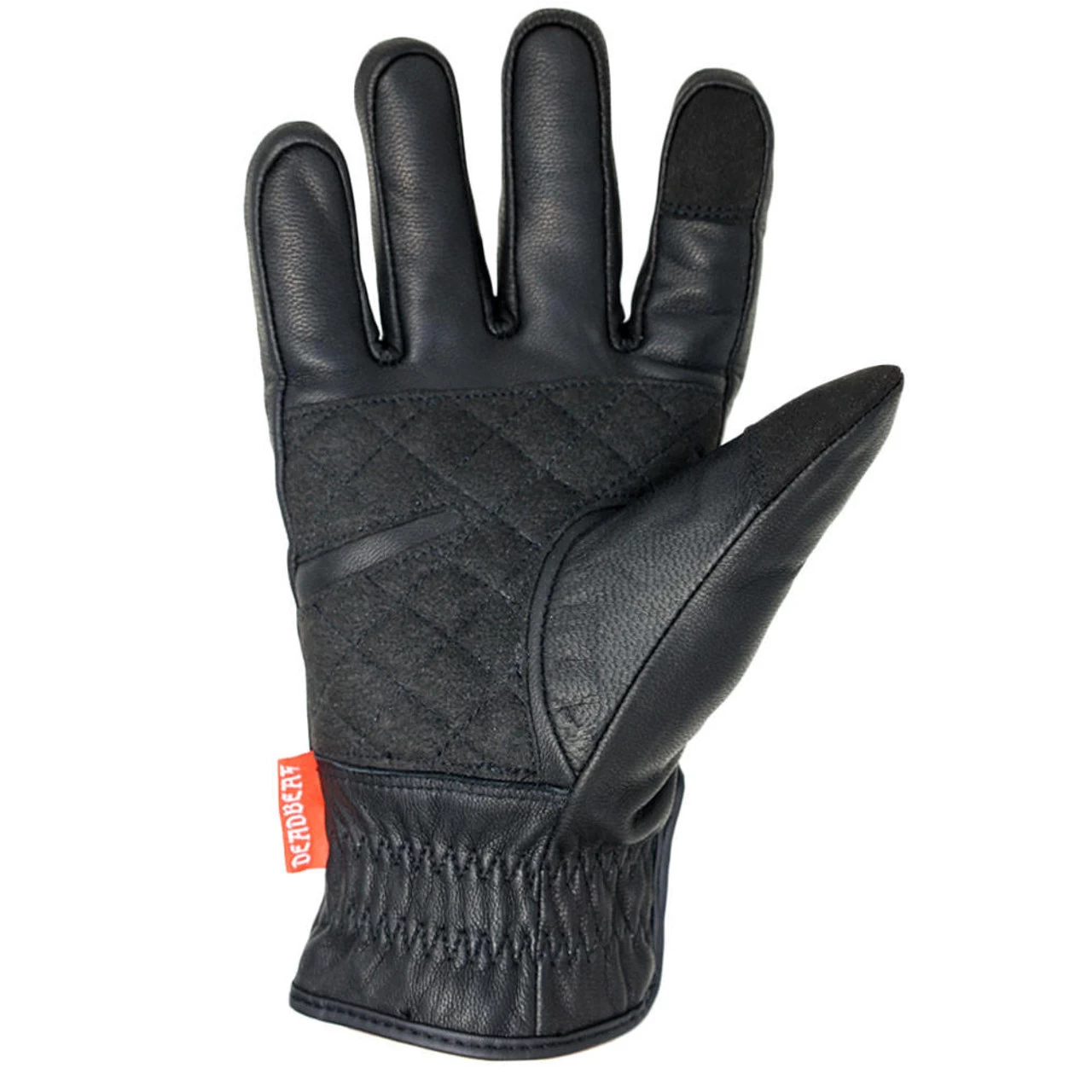Deadbeat Customs - Brawler Leather Gloves - Black 4 Deadbeat Customs - Brawler Leather Gloves - Black - Image 2