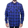 Deadbeat Customs - Classic Flannel Shirt - Electric -Bell Helmets Store deadbeat customs classic flannel shirt electric 66039.1697659121