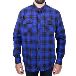 Deadbeat Customs - Classic Flannel Shirt - Electric