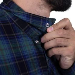 Deadbeat Customs - Classic Flannel Shirt - Forest (S,M) -Bell Helmets Store deadbeat customs classic flannel shirt forest 18624.1697659120