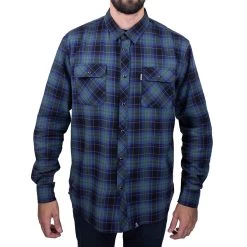 Deadbeat Customs - Classic Flannel Shirt - Forest (S,M)