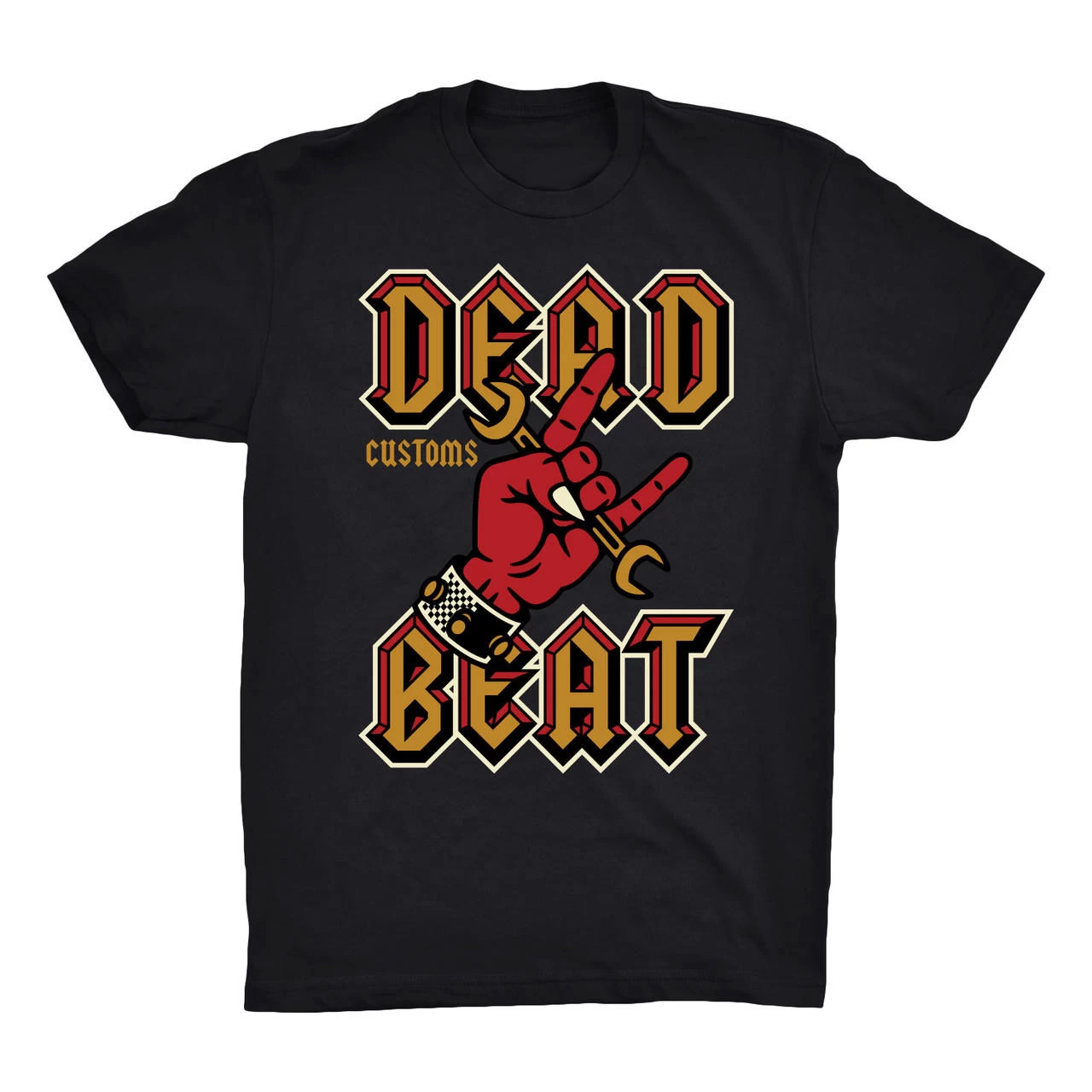 Deadbeat Customs Horns T-Shirt 2 Deadbeat Customs Horns T-Shirt