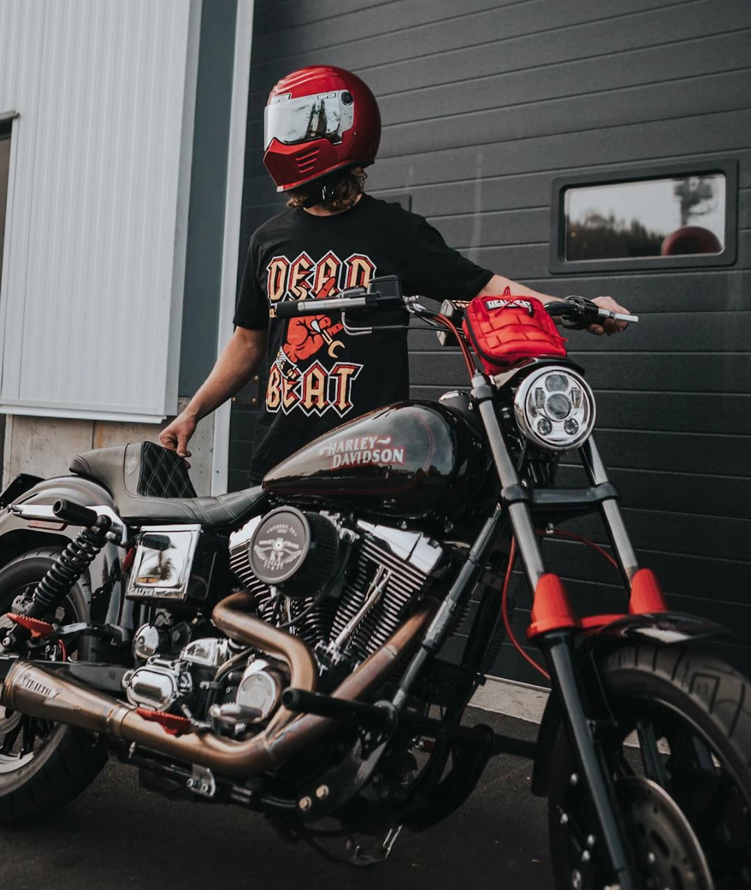 Deadbeat Customs Horns T-Shirt 4 Deadbeat Customs Horns T-Shirt - Image 3