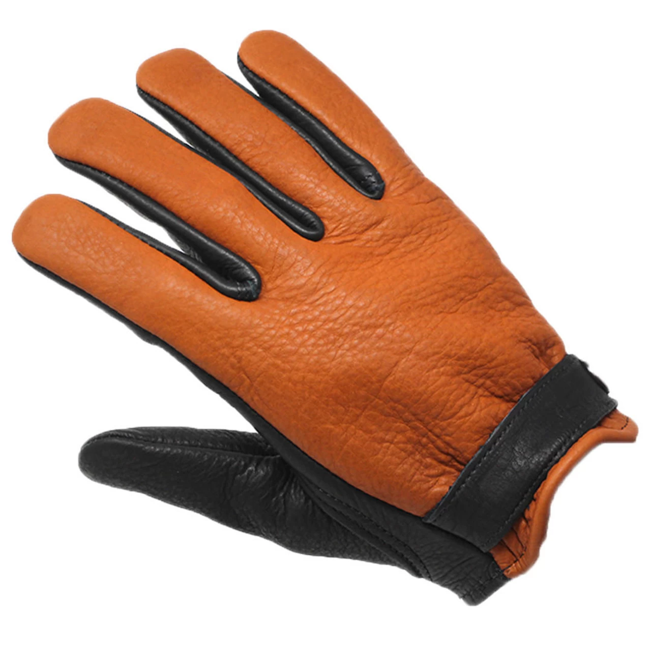 Deadbeat Customs Jackson Two-Tone Bison Leather Gloves 4 Deadbeat Customs Jackson Two-Tone Bison Leather Gloves - Image 2