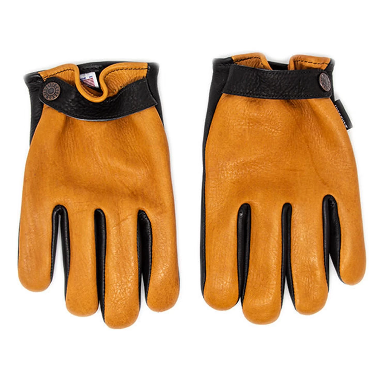 Deadbeat Customs - Jackson Two-Tone Deerskin Leather Gloves 3 Deadbeat Customs - Jackson Two-Tone Deerskin Leather Gloves