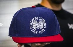 Deadbeat Customs Live Fast Blue/Red Snapback -Bell Helmets Store deadbeat customs live fast bluered snapback 01753.1697659093