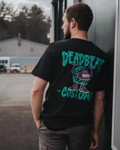 Deadbeat Customs Monster Helmet T-Shirt 10 Deadbeat Customs Monster Helmet T-Shirt -Bell Helmets Store deadbeat customs monster helmet t shirt 16461.1697659157