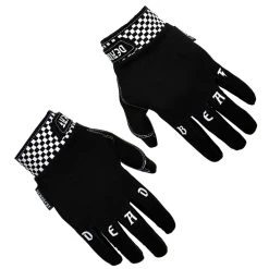 Deadbeat Customs - Moto Gloves - White