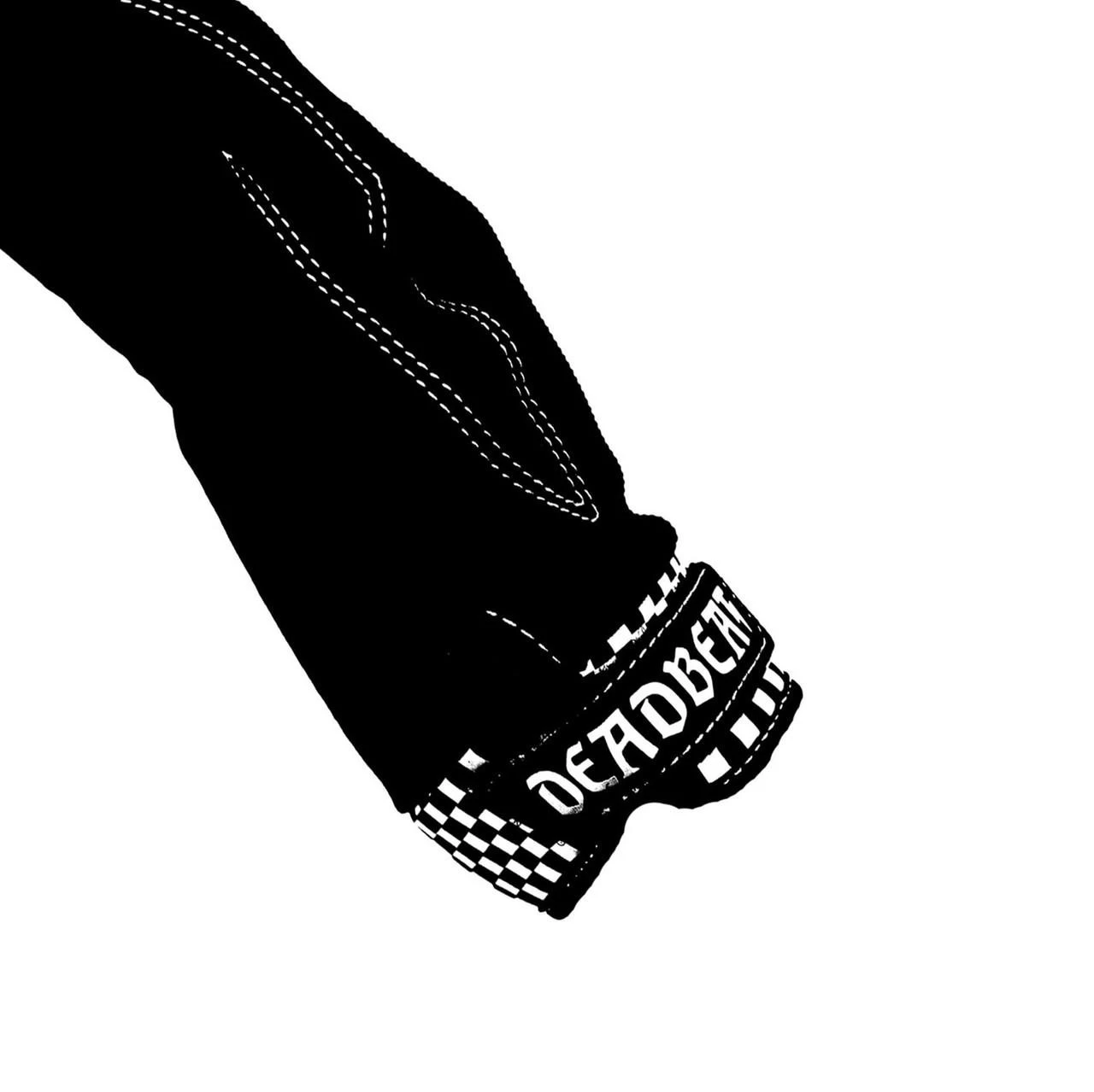 Deadbeat Customs - Moto Gloves - White 6 Deadbeat Customs - Moto Gloves - White - Image 4