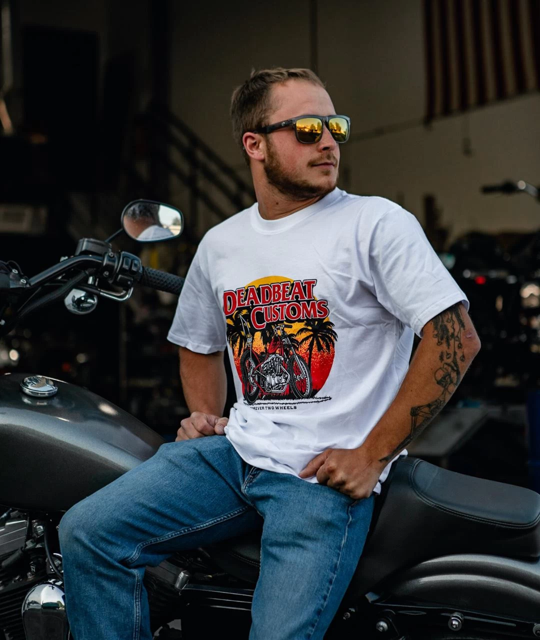 Deadbeat Customs Paradise T-Shirt 4 Deadbeat Customs Paradise T-Shirt - Image 2