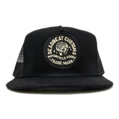Deadbeat Customs Race Skull Black Snapback