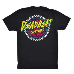 Deadbeat Customs Ride Free 80's Black T-Shirt
