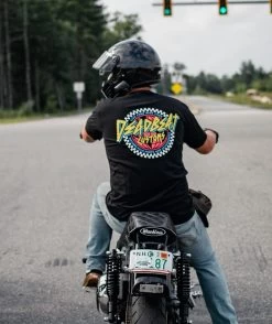 Deadbeat Customs Ride Free 80's Black T-Shirt 10 Deadbeat Customs Ride Free 80's Black T-Shirt -Bell Helmets Store deadbeat customs ride free 80s black t shirt 71655.1697659113