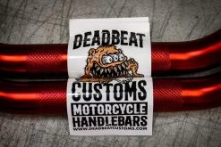 Deadbeat Customs Tracker Handlebars - Red -Bell Helmets Store deadbeat customs tracker handlebars red 90926.1690483549