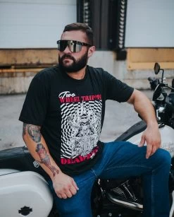 Deadbeat Customs Two Wheel Trippin' T-Shirt 9 Deadbeat Customs Two Wheel Trippin' T-Shirt -Bell Helmets Store deadbeat customs two wheel trippin t shirt 21615.1697659164