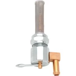 Drag Specialties - 22MM Down-Facing Outlet Fuel Petcock - Chrome