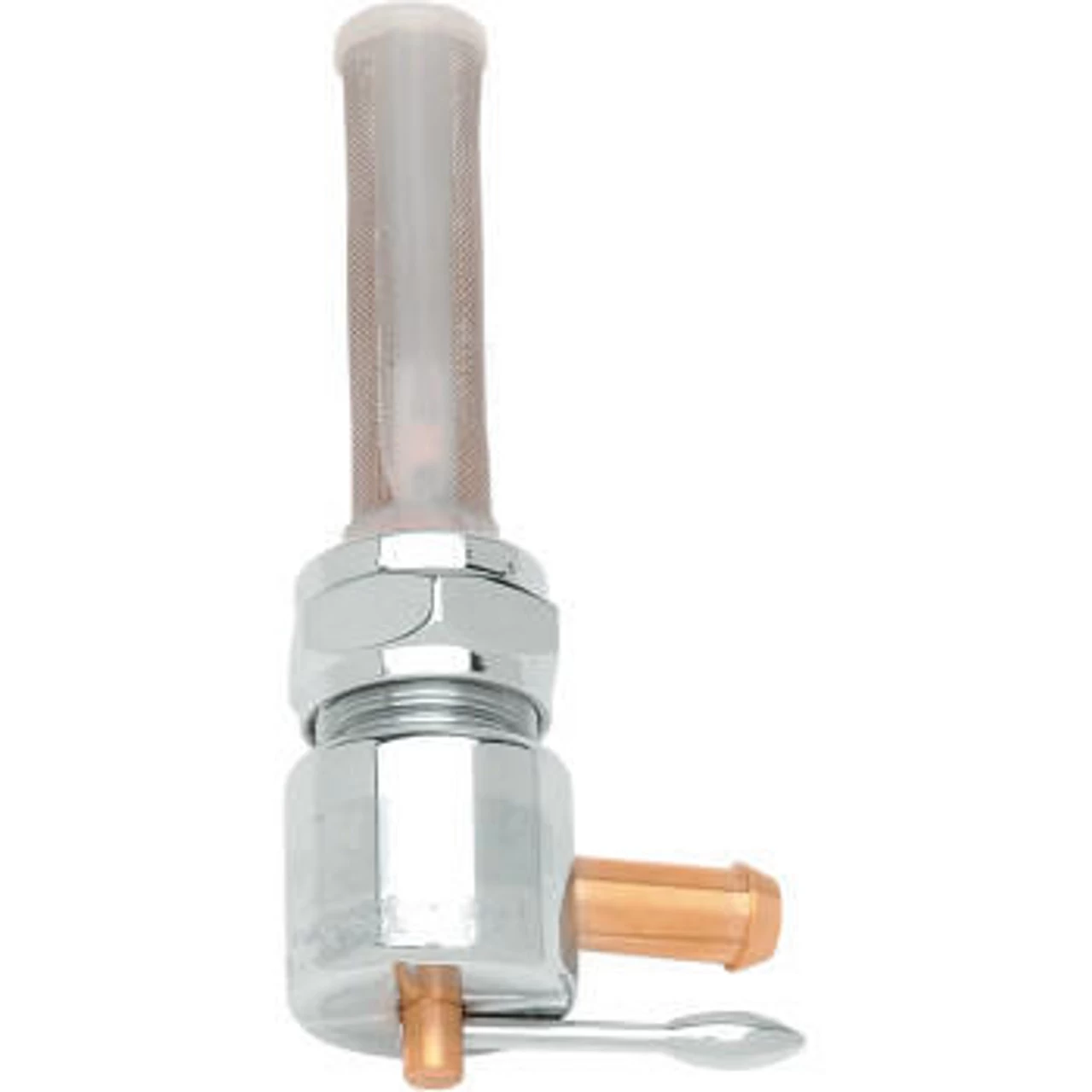 Drag Specialties - 22MM Forward-Facing Outlet Fuel Petcock - Chrome 3 Drag Specialties - 22MM Forward-Facing Outlet Fuel Petcock - Chrome