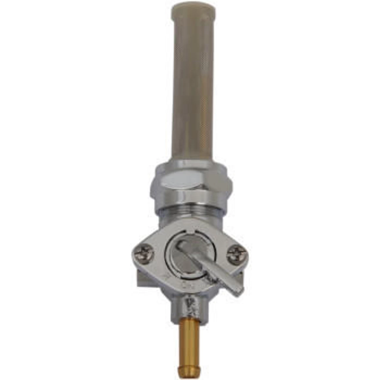 Drag Specialties - 22MM Straight Spigot Fuel Petcock - Chrome 3 Drag Specialties - 22MM Straight Spigot Fuel Petcock - Chrome