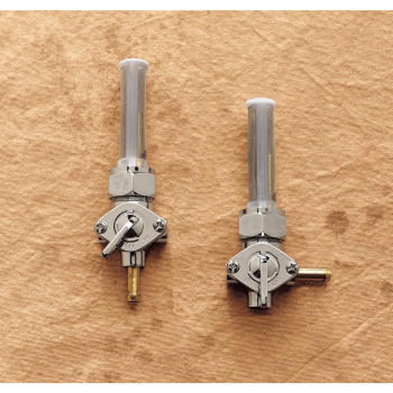 Drag Specialties - 22MM Straight Spigot Fuel Petcock - Chrome 4 Drag Specialties - 22MM Straight Spigot Fuel Petcock - Chrome - Image 2