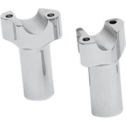 Drag Specialties 3" Buffalo Billet Aluminum Handlebar Risers - Chrome