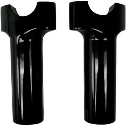 Drag Specialties 4" Buffalo Billet Aluminum Handlebar Risers - Black