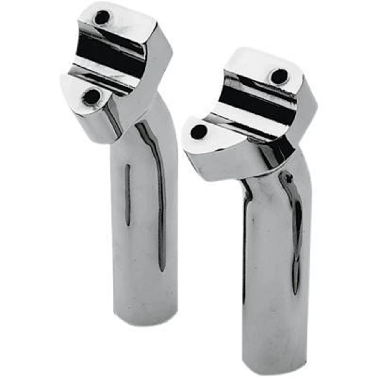 Drag Specialties 5.5" Buffalo Billet Aluminum Pullback Handlebar Risers - Chrome 3 Drag Specialties 5.5" Buffalo Billet Aluminum Pullback Handlebar Risers - Chrome
