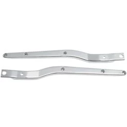 Drag Specialties - Chrome Stock-Style Rear Fender Struts Fits '58-'84 Harley FL Models W/o Saddlebag Mounting Holes Repl. OEM #s 59932-58 & 59932-77