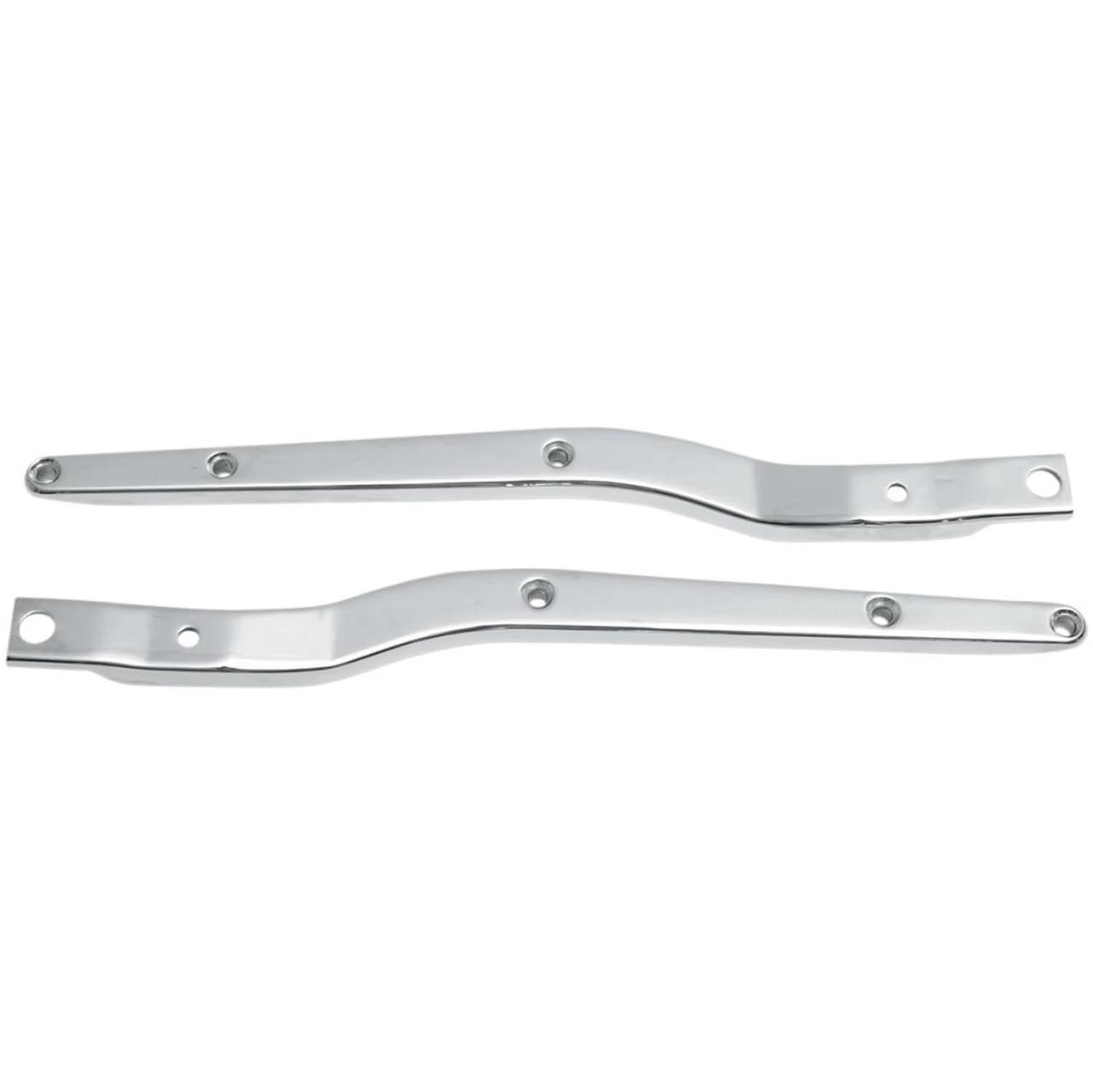 Drag Specialties - Chrome Stock-Style Rear Fender Struts Fits '58-'84 Harley FL Models W/o Saddlebag Mounting Holes Repl. OEM #s 59932-58 & 59932-77 3 Drag Specialties - Chrome Stock-Style Rear Fender Struts Fits '58-'84 Harley FL Models W/o Saddlebag Mounting Holes Repl. OEM #s 59932-58 & 59932-77