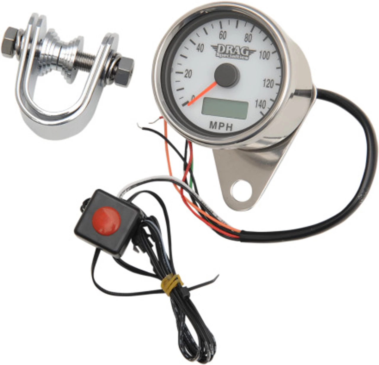 Drag Specialties - Programmable Mini Electronic Speedometer - 140 MPH 6 Drag Specialties - Programmable Mini Electronic Speedometer - 140 MPH - Image 4