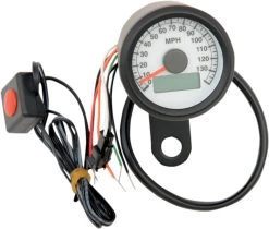 Drag Specialties - Programmable Mini Electronic Speedometer - 140 MPH 15 Drag Specialties - Programmable Mini Electronic Speedometer - 140 MPH -Bell Helmets Store drag specialties programmable mini electronic speedometer 140 mph 68182.1695663672