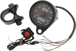 Drag Specialties - Programmable Mini Electronic Speedometer - 220 KM/H 16 Drag Specialties - Programmable Mini Electronic Speedometer - 220 KM/H -Bell Helmets Store drag specialties programmable mini electronic speedometer 220 kmh 64841.1695665197