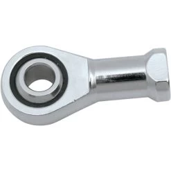 Drag Specialties - Self-Aligning Chrome Rod End W/ Hole (Each)