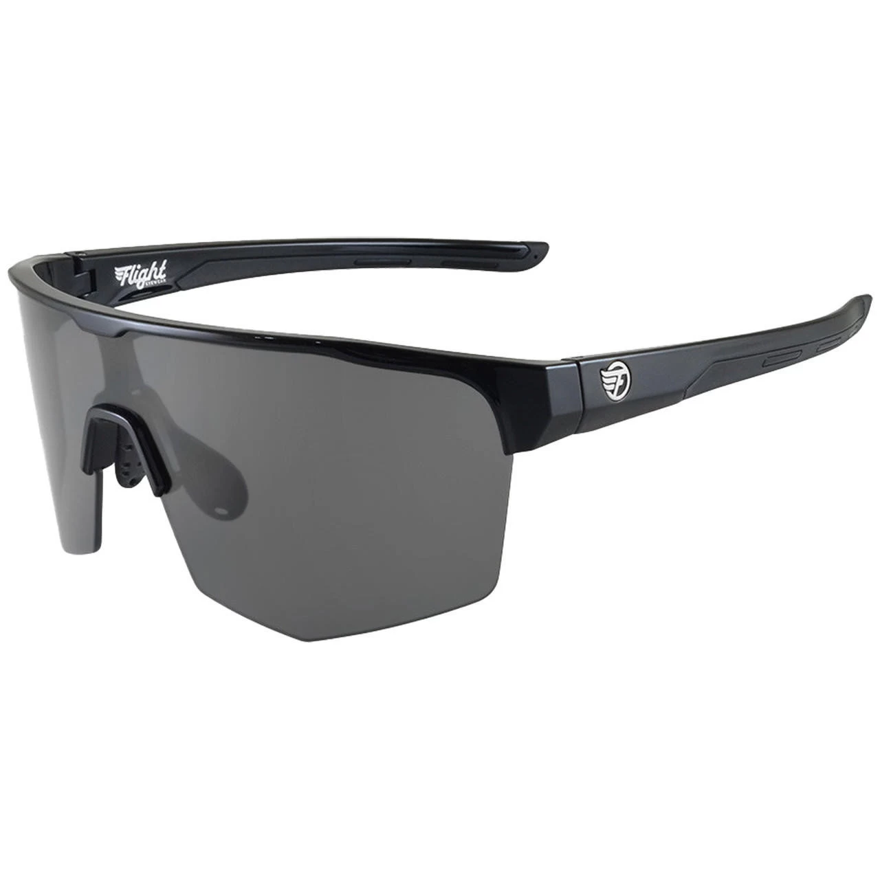 Flight Eyewear Accelerator Sport Sunglasses - Black 4 Flight Eyewear Accelerator Sport Sunglasses - Black - Image 2