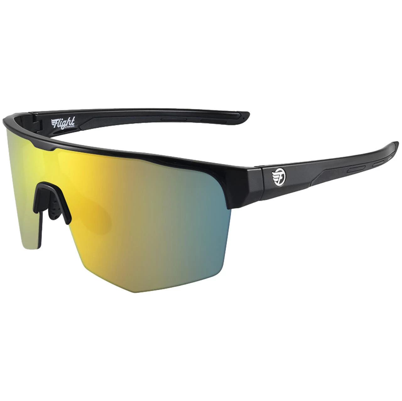Flight Eyewear Accelerator Sport Sunglasses - Gold 4 Flight Eyewear Accelerator Sport Sunglasses - Gold - Image 2