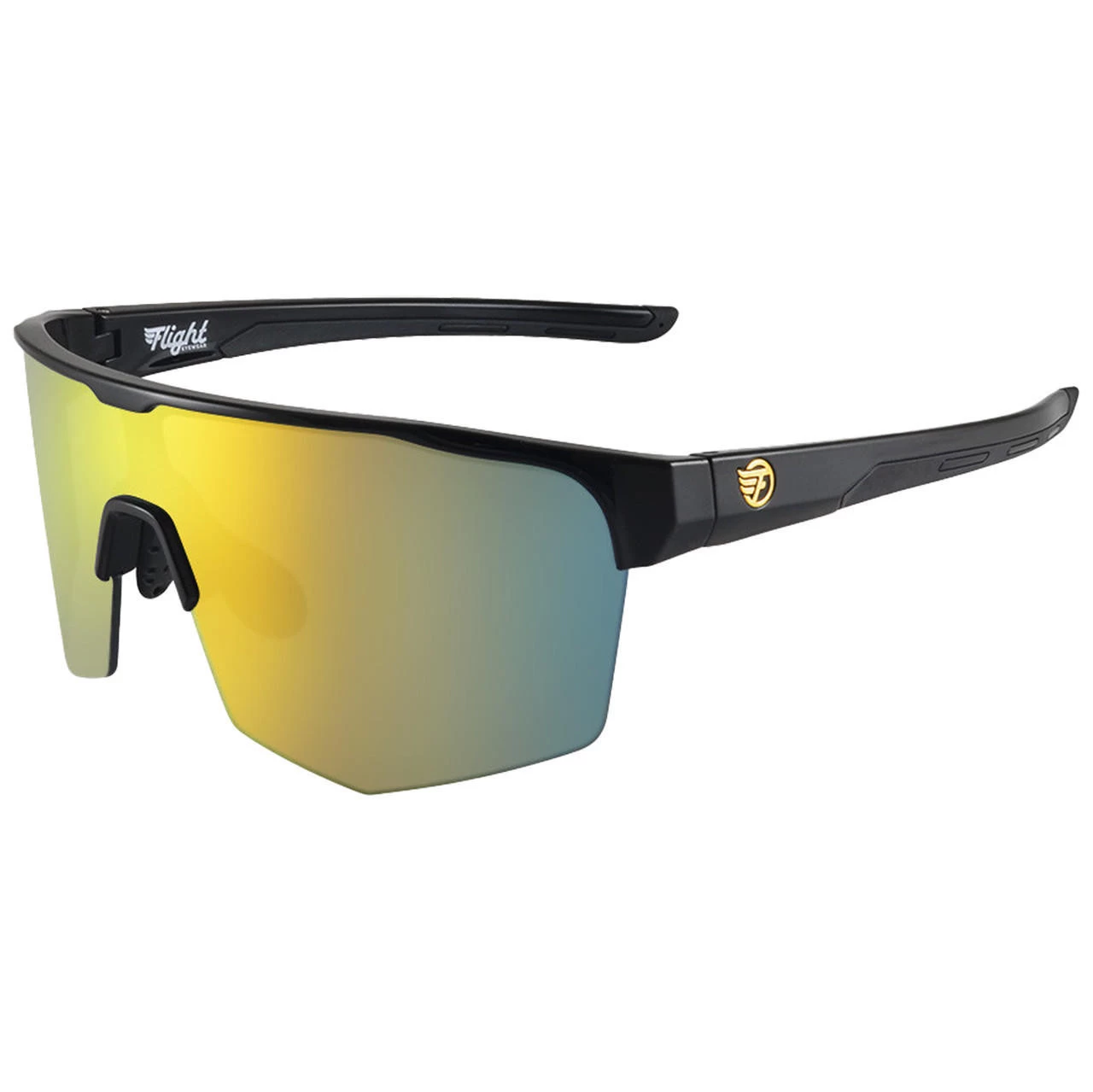 Flight Eyewear Accelerator Sport Sunglasses - Gold 3 Flight Eyewear Accelerator Sport Sunglasses - Gold