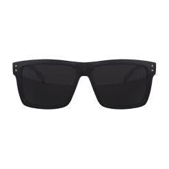 Flight Eyewear Benny V2 Square Sunglasses - Black Frames/ Smoke Lenses