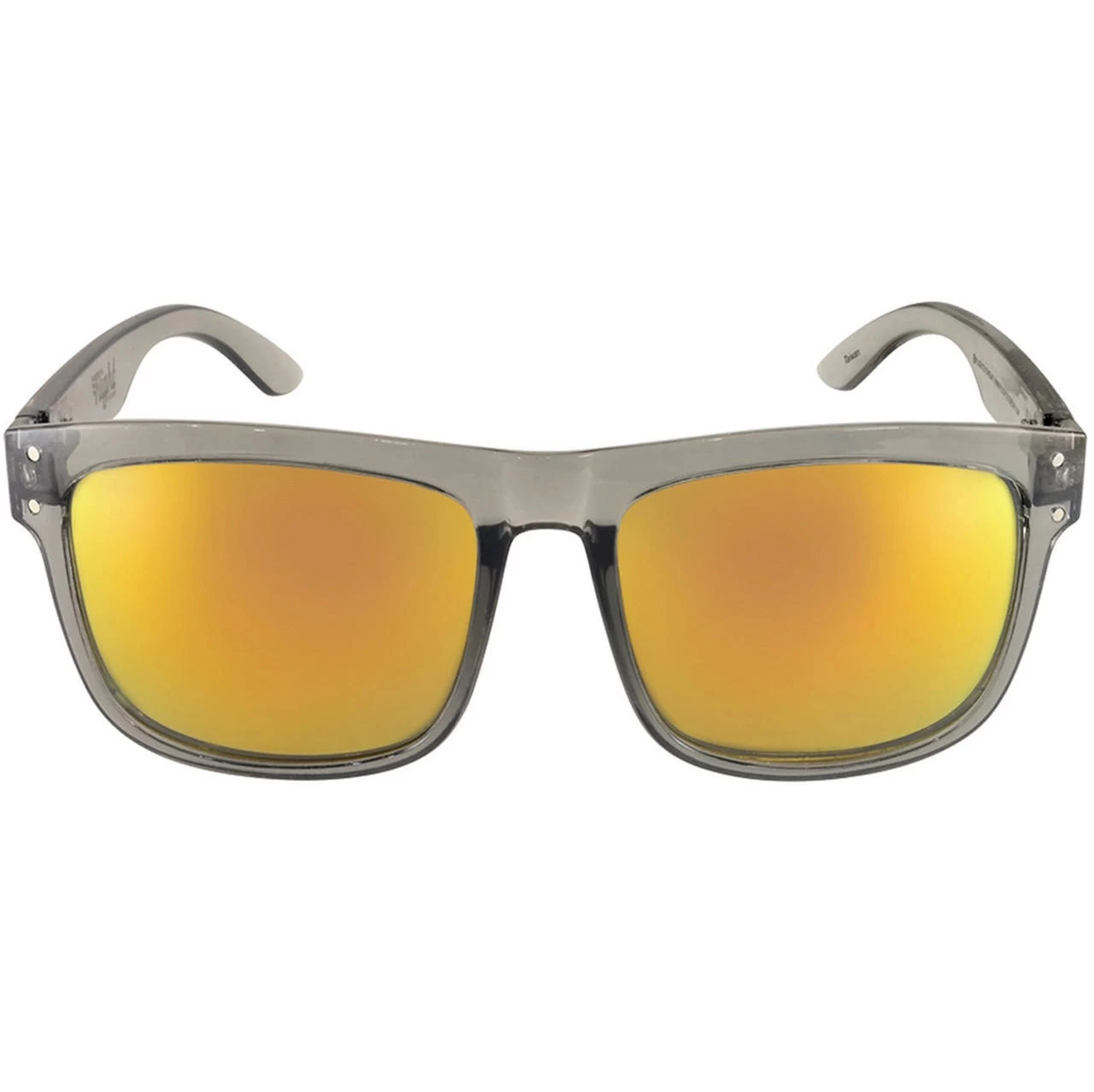 Flight Eyewear Benny V2 Square Sunglasses - Crystal Gray Frames/ Gold Lenses 4 Flight Eyewear Benny V2 Square Sunglasses - Crystal Gray Frames/ Gold Lenses - Image 2