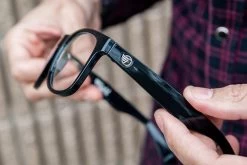 Flight Eyewear Elwood Classic Sunglasses - Black Frames/ Clear Lenses 12 Flight Eyewear Elwood Classic Sunglasses - Black Frames/ Clear Lenses -Bell Helmets Store flight eyewear elwood classic sunglasses black frames clear lenses 20646.1690489987