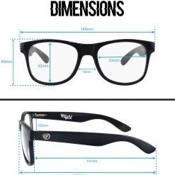 Flight Eyewear Elwood Classic Sunglasses - Clear Frames/ Black Lenses 7 Flight Eyewear Elwood Classic Sunglasses - Clear Frames/ Black Lenses -Bell Helmets Store flight eyewear elwood classic sunglasses clear frames black lenses 97206.1690481664