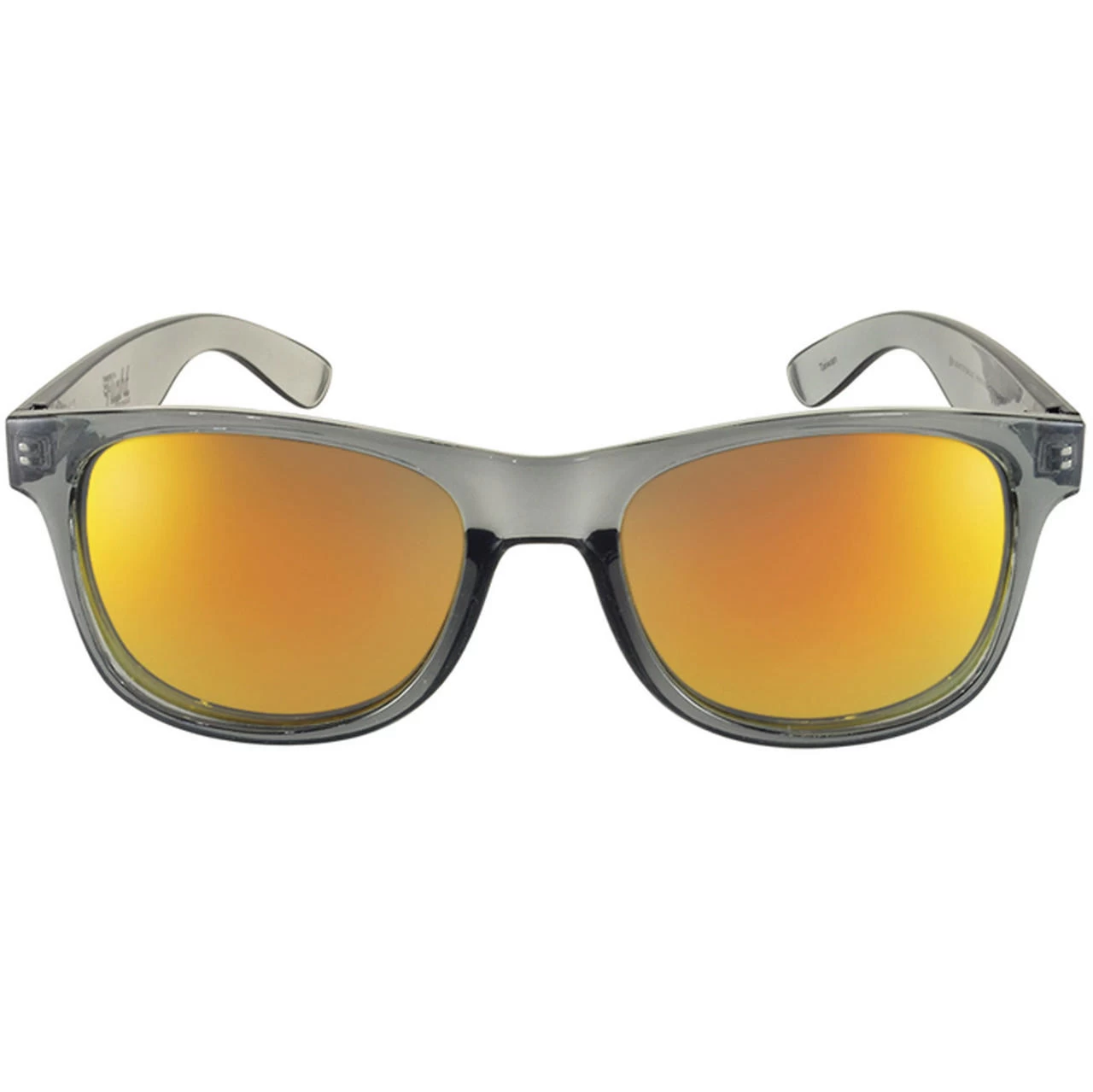 Flight Eyewear Elwood Classic Sunglasses - Crystal Grey Frames/ Gold Lenses 4 Flight Eyewear Elwood Classic Sunglasses - Crystal Grey Frames/ Gold Lenses - Image 2