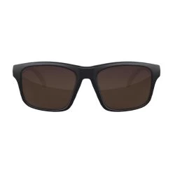 Flight Eyewear Rush Square Sunglasses - Black Frames/ Brown Lenses