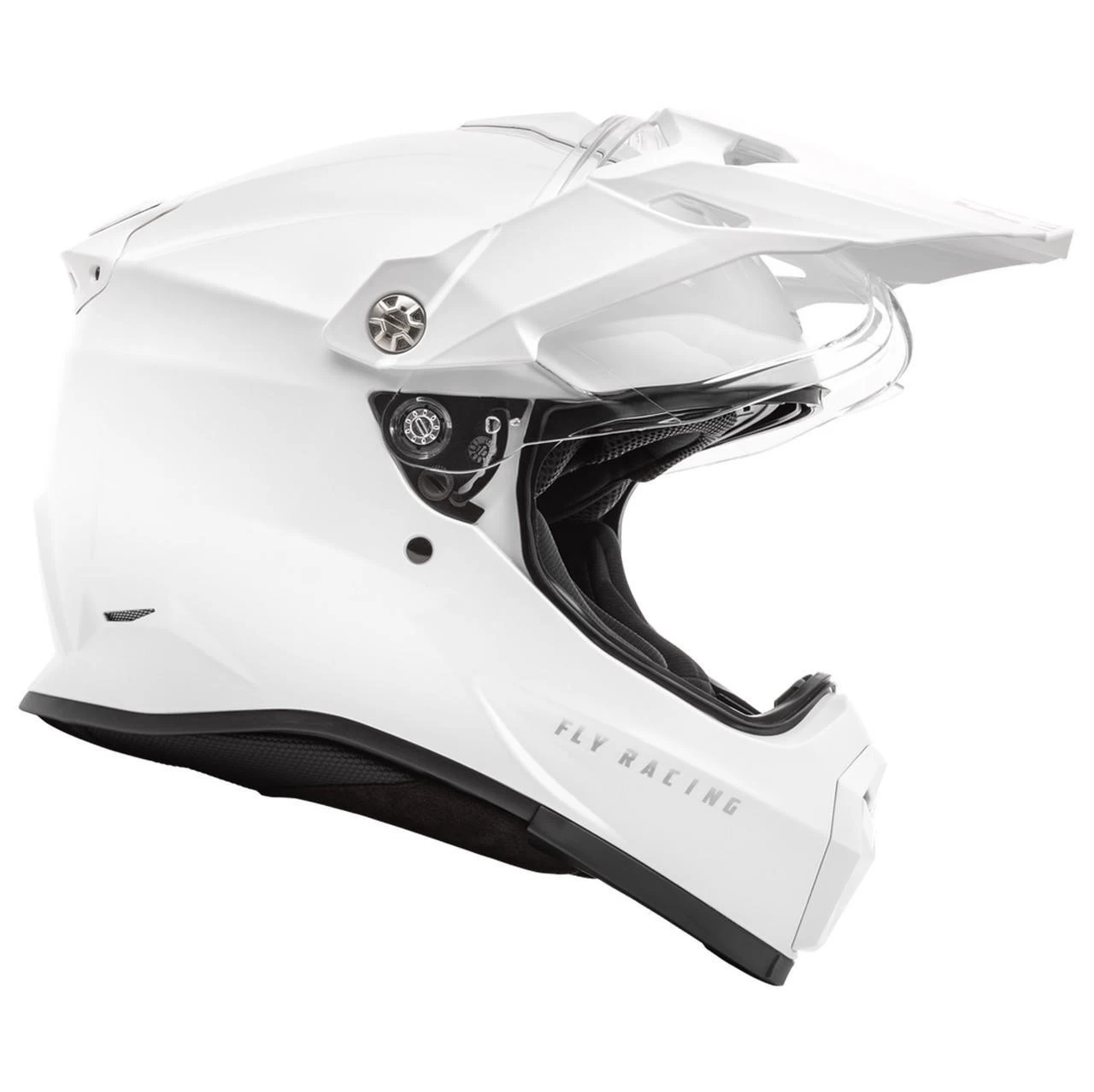 Fly Racing - Trekker Solid Helmet - White 7 Fly Racing - Trekker Solid Helmet - White - Image 5